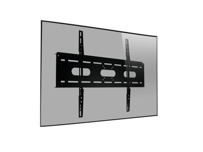 MonLines MWH012B flache TV Wandhalterung bis 105 Zoll mit Diebstahlschutz, schwa