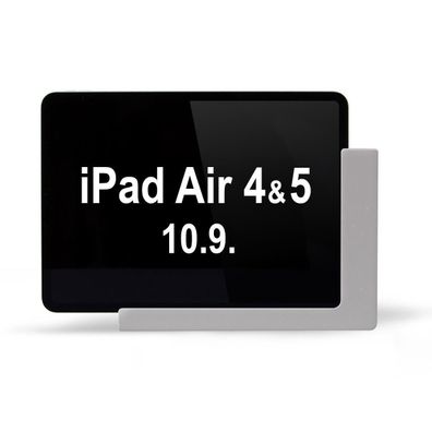 TabLines TWP005S Wandhalterung mit Ladefunktion für iPad Air 4 / 5 10.9, silber