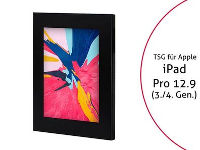 TabLines TSG059B Tablet Schutzgehäuse für Apple iPad Pro 12.9 (3./4. Gen.), schw