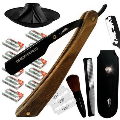 Professionelles Barber-Set Rasiermesser zum Schattieren mit Klingen