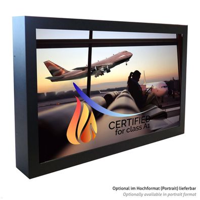 Fortec Integrated BLO-Line A1 Brandschutz Monitor 46 Zoll quer mit PC Raspberry