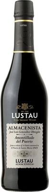 Emilio Lustau Amontillado Del Puerto Sherry 1/10 NV 0.5 L Flasche