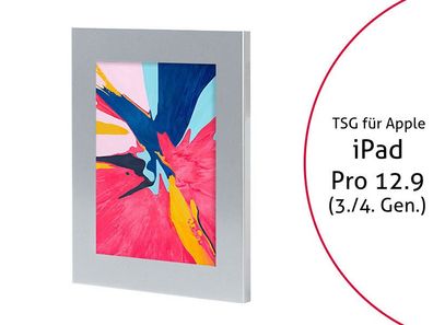 TabLines TSG059S Tablet Schutzgehäuse für Apple iPad Pro 12.9 (3./4. Gen.), silb