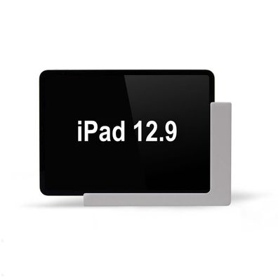 TabLines TWP025S Wandhalterung für Apple iPad Pro 12.9 (1./2. Gen.), silber