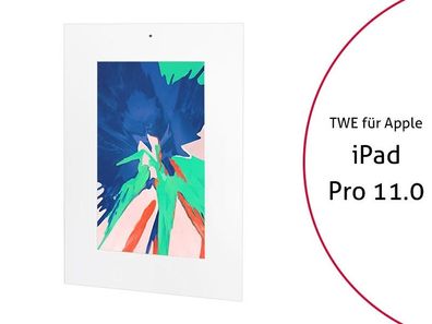TabLines TWE070W Tablet Wandeinbau für Apple iPad Pro 11, DS, weiß