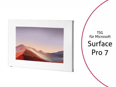 TabLines TSG073W Tablet Schutzgehäuse für Microsoft Surface Pro 7 / 7 + , weiß