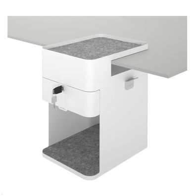 Dataflex Bento Desktop Locker 500 Untertisch Schrank mit Tischklemme (45.500), w