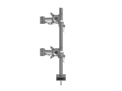 Dataflex Viewmate Monitorhalterung für 2 Monitore übereinander (52.682) silber