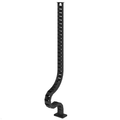 Dataflex Addit Kabelführung/Kabelwurm für Steh-Sitz Tisch 130 cm, schwarz (34.47