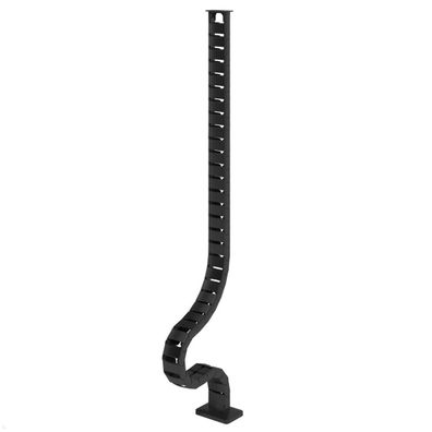 Dataflex Addit Kabelführung mit Magnet für Steh-Sitz Tisch 130 cm, schwarz (34.4