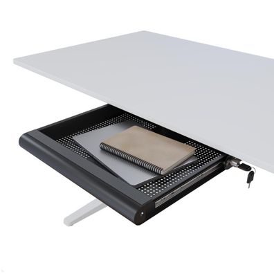 Dataflex Addit Laptop Sicherheits Schublade abschliessbar (20.623), schwarz