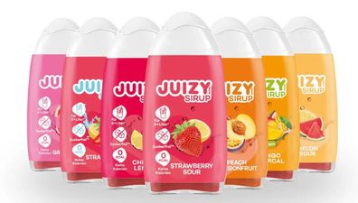 JUIZY WOW Sirup Verschiedene Sorten 65ml bis zu 8 Liter köstliches Getränk