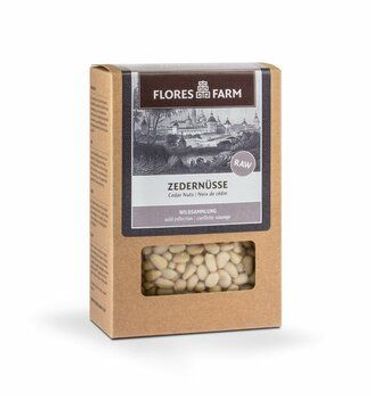 Flores Farm 3x Premium Bio Zedernüsse 80g