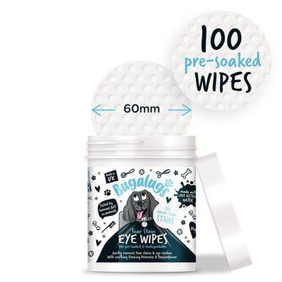 Bugalugs Augenreinigungstücher für Hunde – Tear Stain Remover