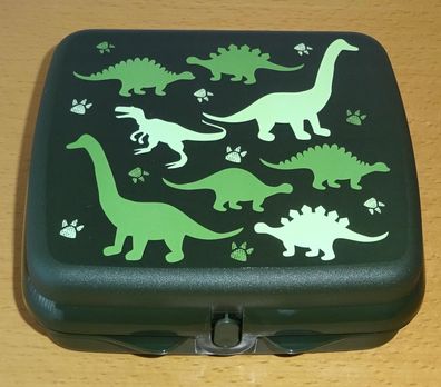 Tupperware® * * Quadratische Sandwich-Box / Brotdose * * Motiv DINO