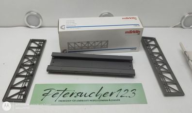 Märklin H0 1 x Gitterbrücke gerade 180mm C-Gleis 74620 OVP