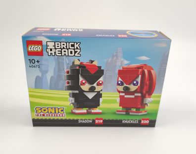 LEGO® BrickHeadz 40672 - Sonic the Hedgehog™: Knuckles & Shadow - Neu & OVP - EOL