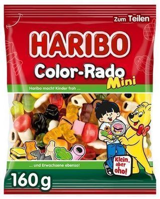 Haribo Color-Rado Minis Fruchtgummis 160 g