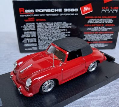 Porsche 356C 1963-65, Cabrio mit Softtop, rot, Brumm