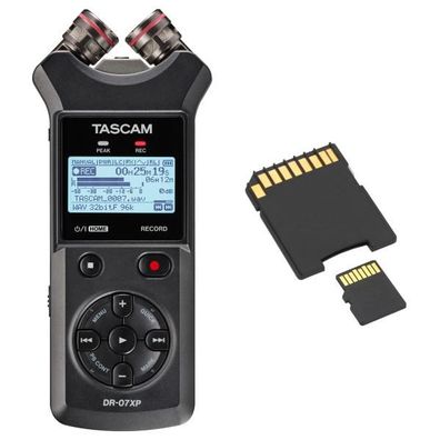 Tascam Audio-Recorder DR-07XP mit SD-Karte