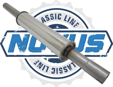 Novus Classic-Line Serien Vorschalldämpfer aus Edelstahl für VW Golf 2 / VW Jetta 2