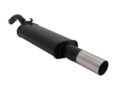 Novus Sportendschalldämpfer 1x90mm RL-Design für VW Golf 2 19E