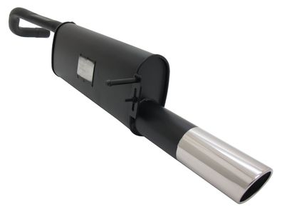Novus Sportendschalldämpfer 1x90mm SR-Design für Seat Ibiza 6J / 6P