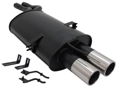 Novus Sportendschalldämpfer 2x76mm für BMW 3er E46 320 / 325 / 330