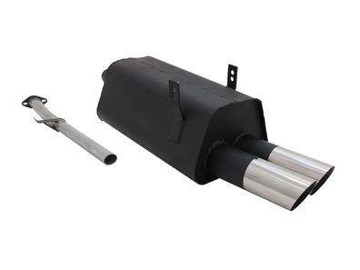 Novus Sportendschalldämpfer 2x76mm MS-Design für BMW 3er E36 316 / 318