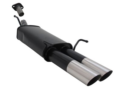 Novus Sportendschalldämpfer 2x76mm MS-Design für Opel Astra G Coupe / Cabrio
