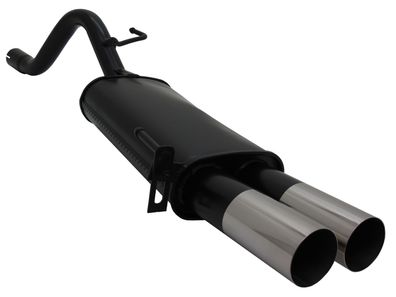 Novus Sportendschalldämpfer 2x76mm RL-Design für Fiat Grande Punto 199