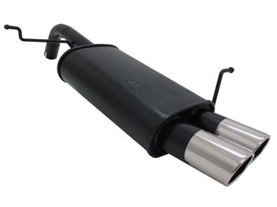 Novus Sportendschalldämpfer 2x76mm SR-Design für Ford Fiesta 7 1.25 / 1.4 / TDCI