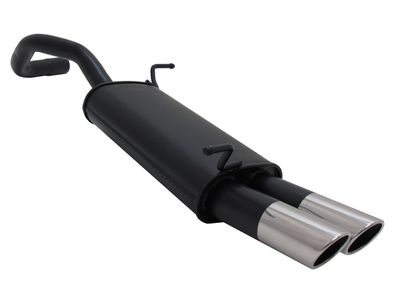 Novus Sportendschalldämpfer 2x76mm SR-Design für Seat Ibiza 6L