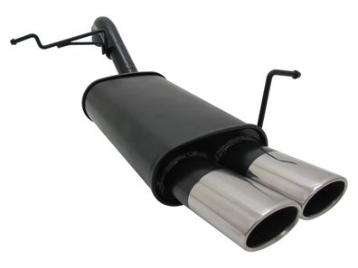 Novus Sportendschalldämpfer 2x85/58mm AM-Design für Ford Fiesta 7 1.25 / 1.4 / TDCI