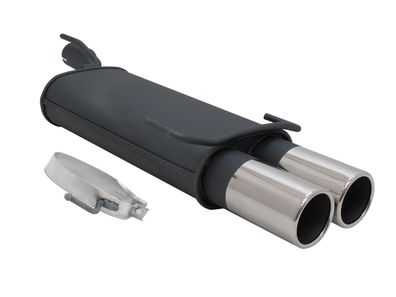 Novus Sportendschalldämpfer 2x90mm für Opel Astra F / Opel Kadett E