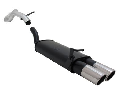 Novus Sportendschalldämpfer 2x90mm SR-Design für Audi A3 8L / Seat Leon 1M / VW Gol