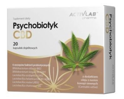 Activlab Pharma Psychobiotyk CBD Kapseln, 20 Stk