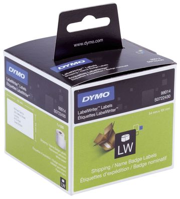 Dymo® S0722430 LabelWriter™ Etikettenrollen - Versandetikett, 54 x 101 mm, weiß