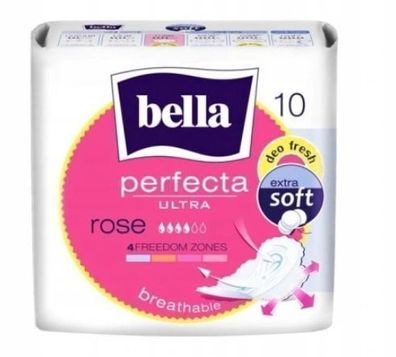 Bella Perfecta Ultra Rose Podpaski, 10 sztuk - D?ugi termin wa?no?ci!