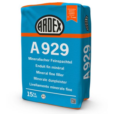 ARDEX A 929 Feinspachtel 15kg - Liefermenge: Sack 15 kg