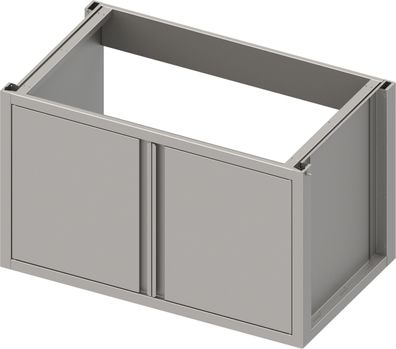 Spülenunterschrank Boxversion 2.0 mit Flügeltüren, Sockelbau 800x540x660 mm