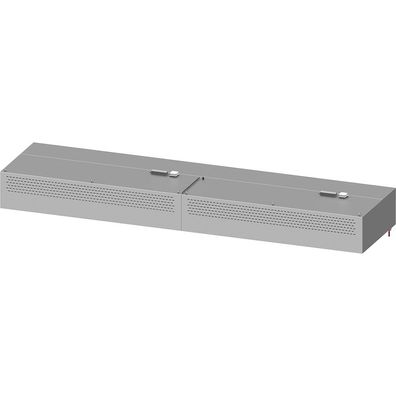 Kompensations-Wandhaube "Basic Line", Kastenform 4300 mm x 1000 mm mit Flammschut