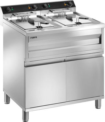 Gastronomie Saro Fritteuse Modell Gastroline 1212Vs, Inhalt 2X 12 Liter