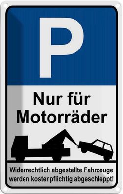 vianmo Blechschild 20x30cm Nur Für Motorräder Deko Geschenk