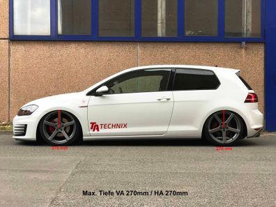 TA Technix Gewindefahrwerk DEEP Version - AUDI A3 8V, SEAT LEON 5F, VW GOLF 7