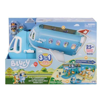 Moose Toys BLUEY Flugzeug 3-in-1-Verwandlungsspielset