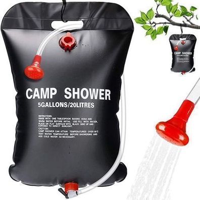 Campingdusche Solardusche Outdoordusche Gartendusche Zeltdusche Outdoor 20L Retoo