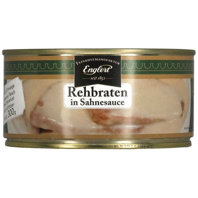 Rehbraten in Sahnesauce