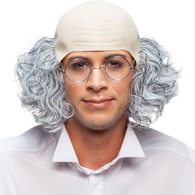 Faschingsperücke Professor