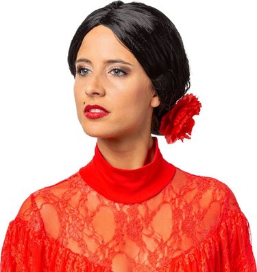 Perücke Spanierin schwarz